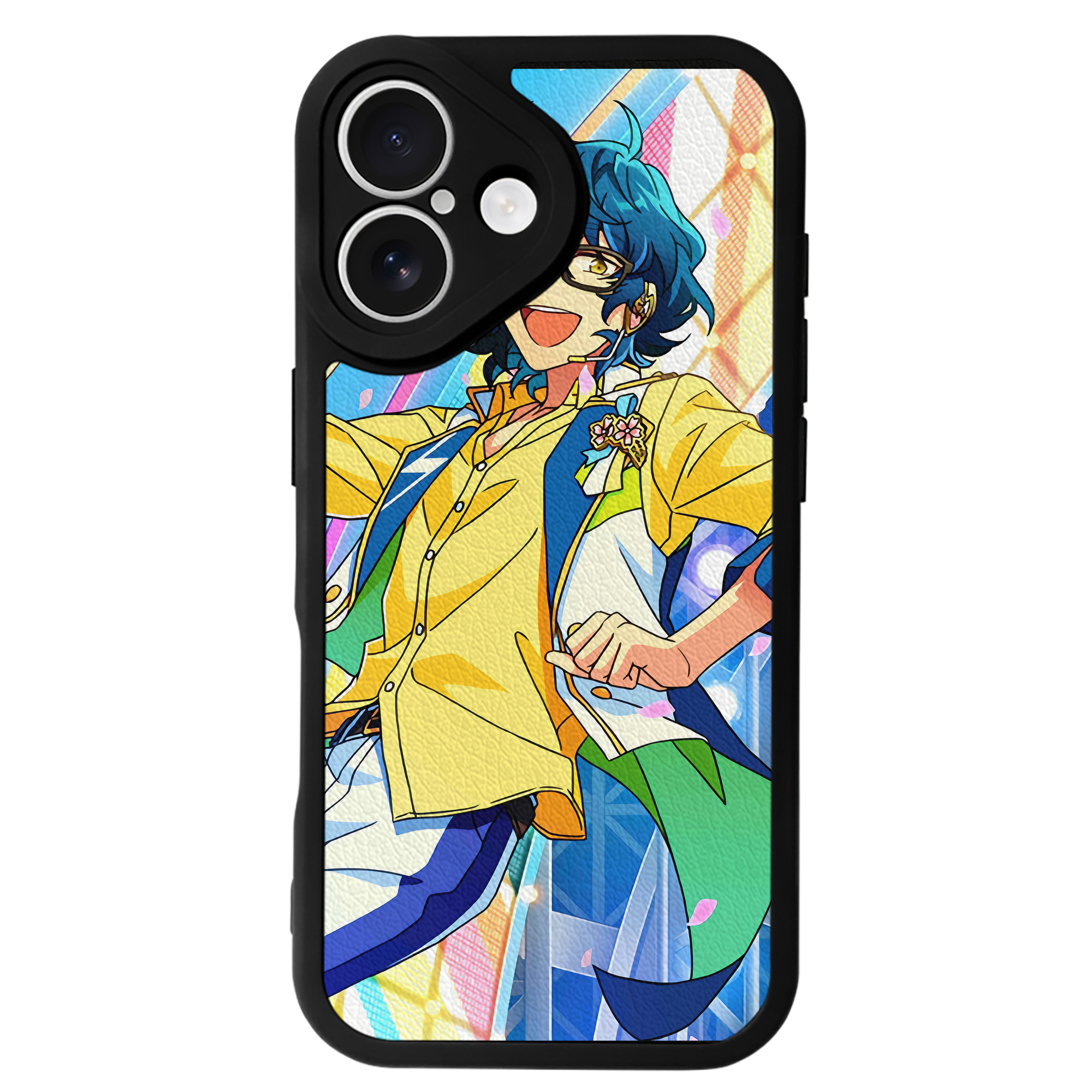 （画像用） あんさんぶるスターズ! Ensemble Stars 【iPhone 16シリーズ対応】シリコンスマホケース（レザー調） 材質：シリコン